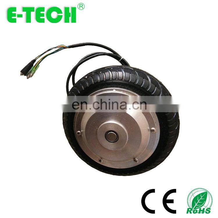 8 Inch bldc geared single shaft brushless dc hub motor with encoder robot motors