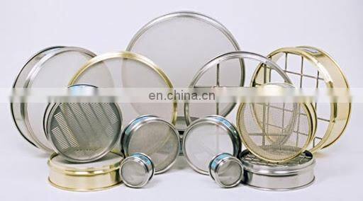 Stainless Steel Mesh Vibrating Standard Laboratory Sand Test Sieve