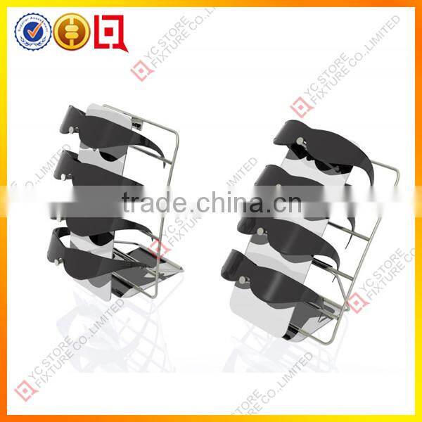 sunglass/eyewear hanging display rack in metal material