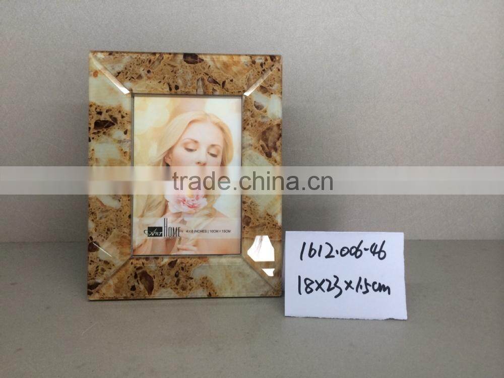 popular and new texture marble photo frame,craft photo frame,fashion photo frame
