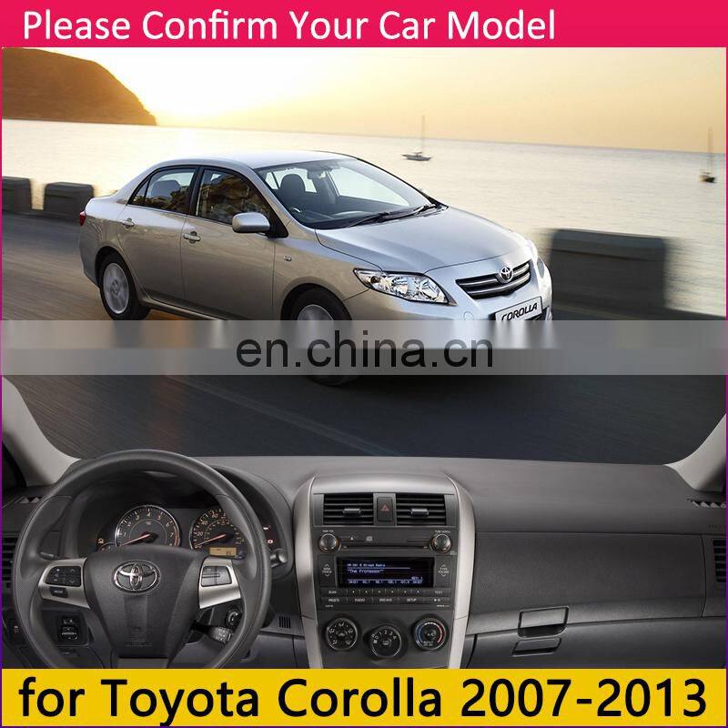 for Toyota Corolla E140 E150 2007~2013 Anti-Slip Mat Dashboard Cover Pad Sunshade Dashmat Carpet Car Accessories 2008 2011 2012
