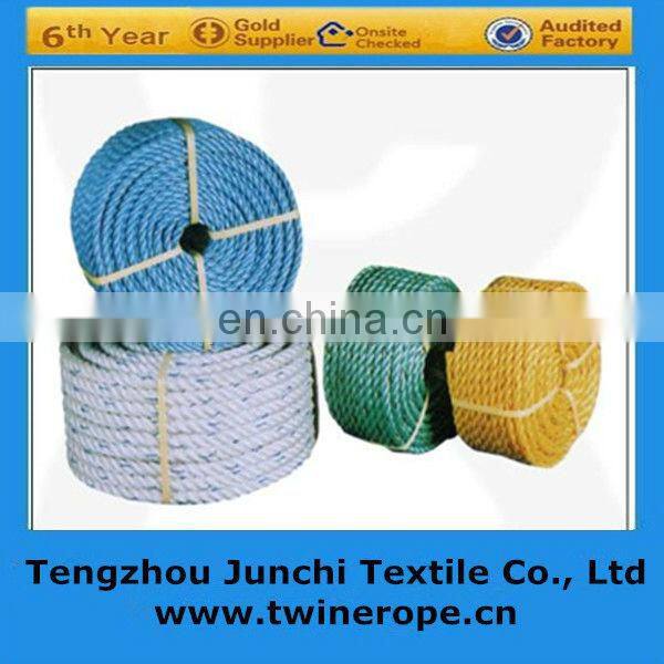 polyester double braided rope with core