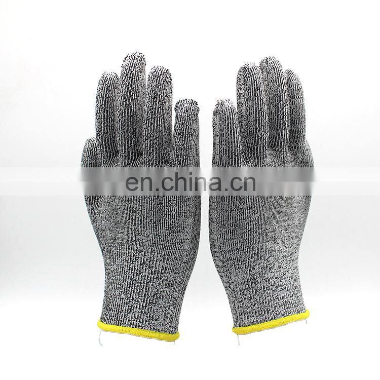 OEM Food Grade Level 5 Anti Cut Proof Safety Hand Protection Yard Work Kitchen Cut Resistant Gloves