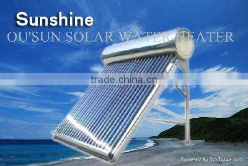 heat pipe solar water tank