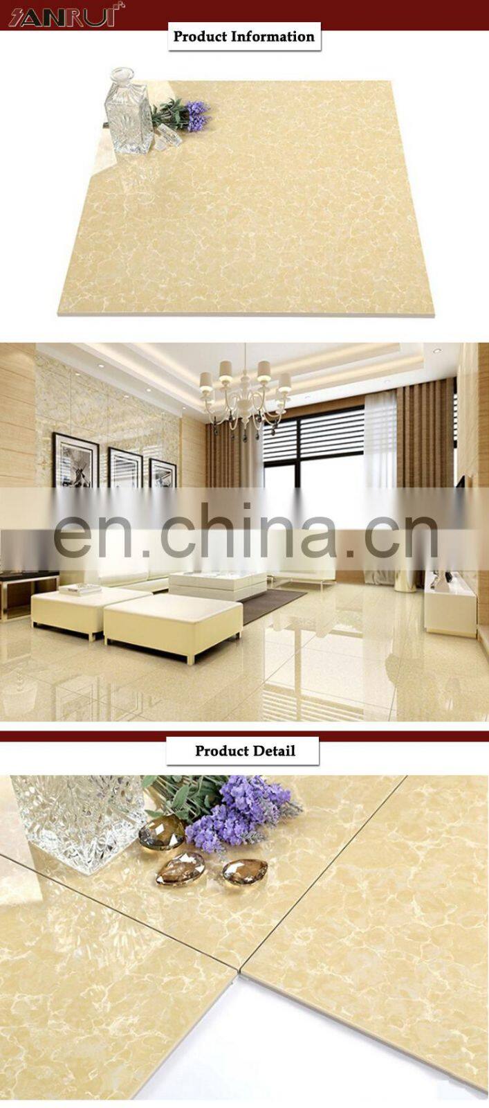 dark yellow tulip tiles double loading porcelain tiles 600*600mm