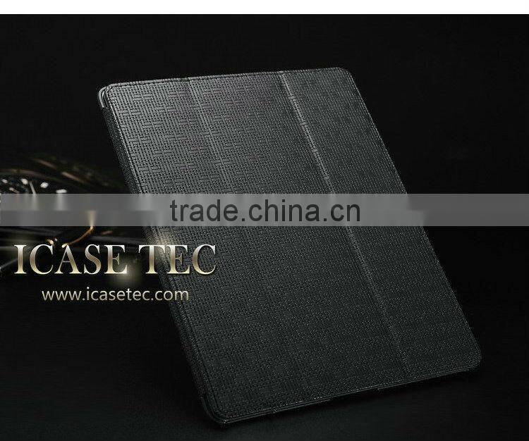 2015 Wholesale retro leather flip case for ipad 5 with standing , for ipad air case , cases for tablets
