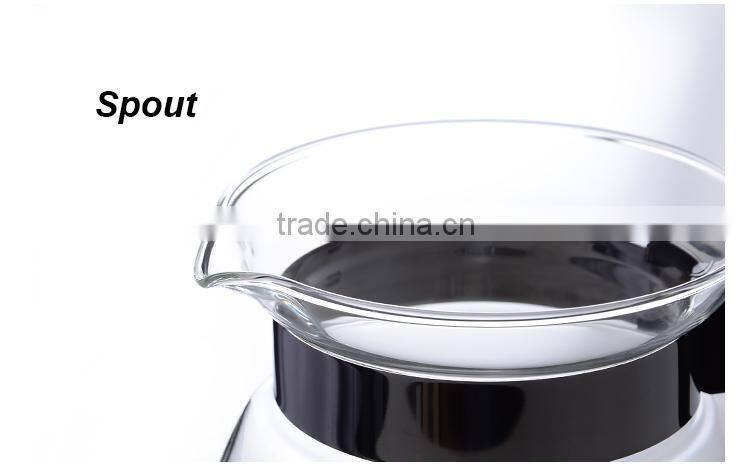 2016 new 1000ml 34oz promotion transparent water pot water carafe glass water kettle