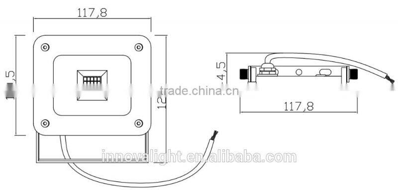 INNOVALIGHT IP65 mini ultra thin driverless flood light