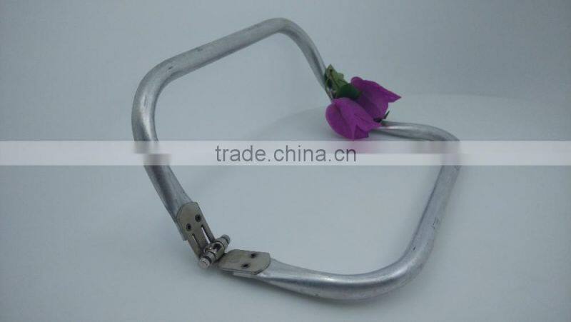 Save 10% internal 19*9CM aluminum tubular metal purse frame for ladies handbag