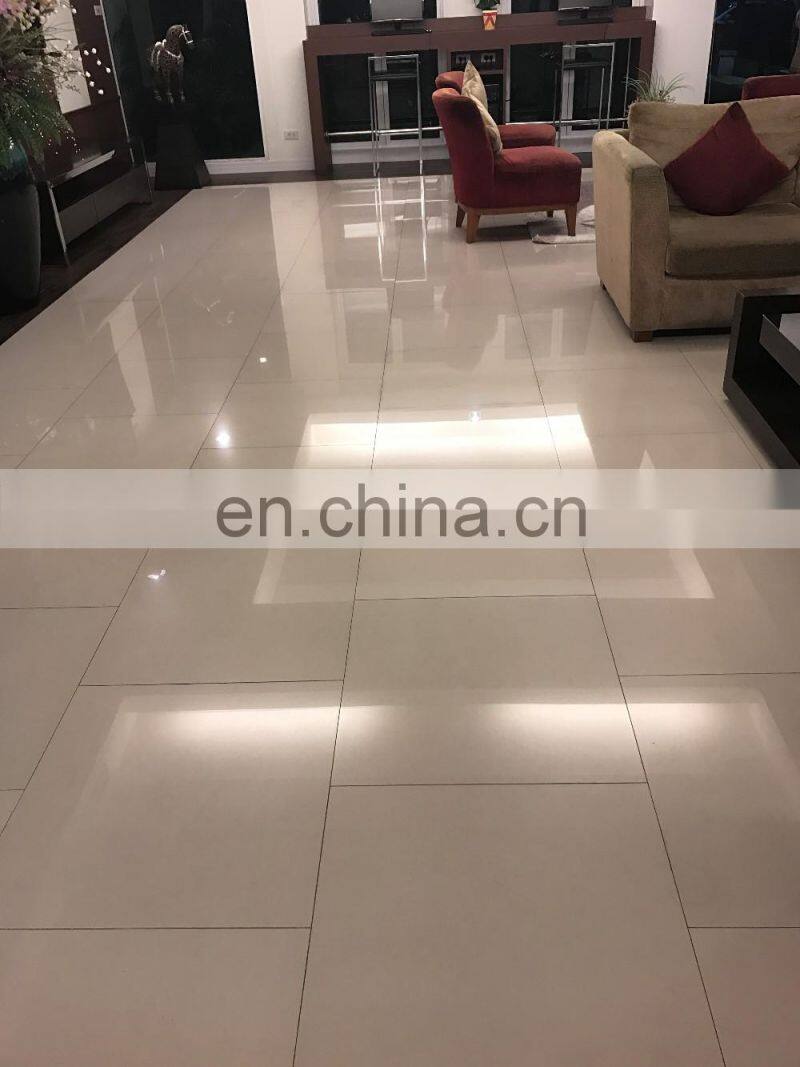 Ivory white 600X600 Indian Promotion Cheap Soluble Salt polished Tile