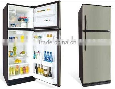 upright frost free silver double door refrigerator fridge home refrigerator fridge