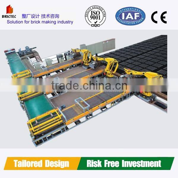 Robotic setting machine,automatic clay brick manufacturing plant