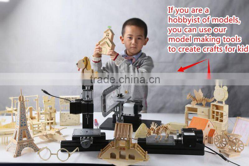 24 watts motor Mini Metal hobby Lathe Z20002M for wood working , soft metal process