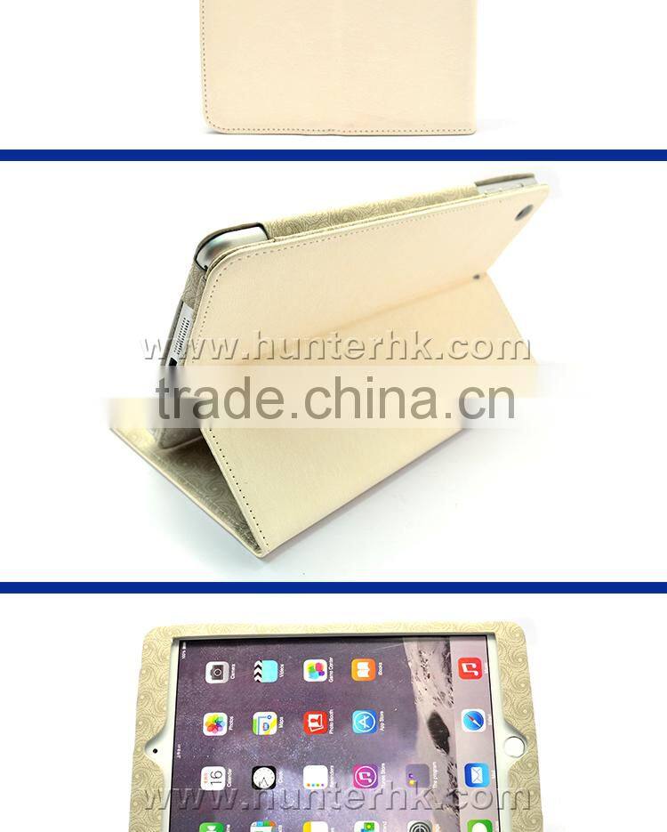 Portable PU Leather Flat Computer Cover For iPad 1