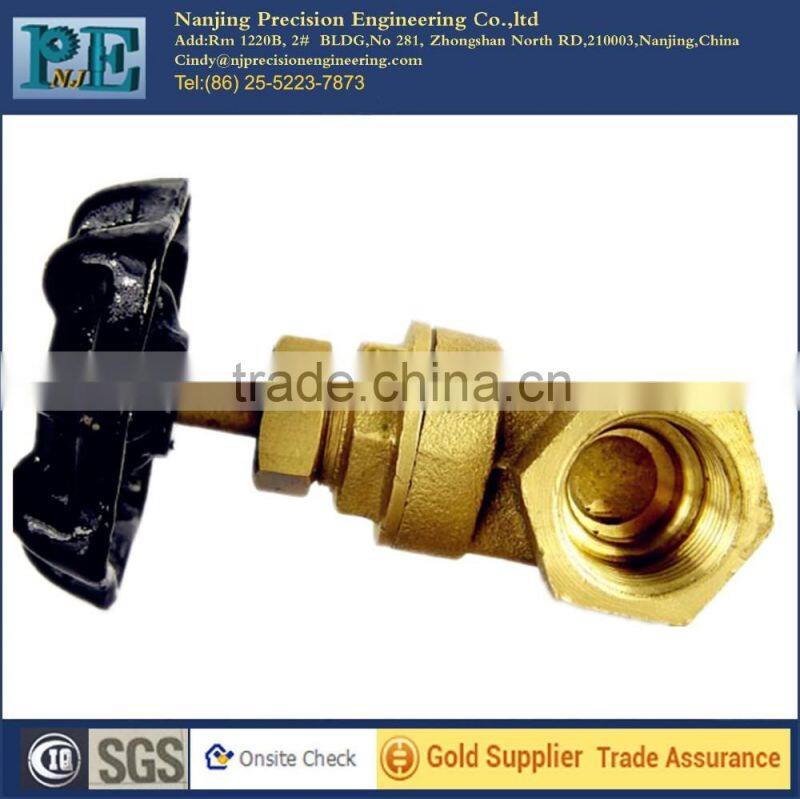 Free design forged brass plumbing valve components