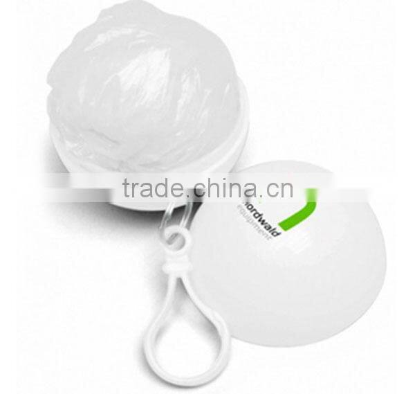 Disposable PE Transparency Rain Poncho Raincoat