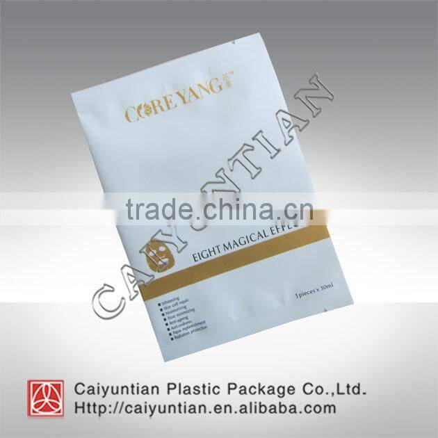 Beautiful plastic facial mask packing bag/beautiful plastic bags for facial mask