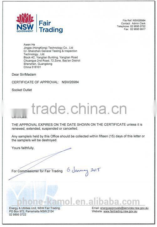 top quality Au australian usb wall pop up socket, usb powerpoint SAA made in China with favourable price and high quality