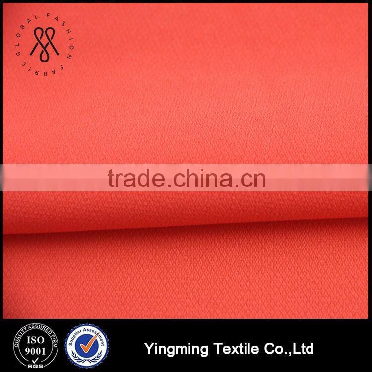 100% Polyester Diamond Pattern Composite Crepe Fabric for Women's Clothes/Dresses