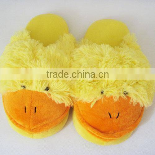 plush indoor animal frog slippers/women plush slipper/plush indoor slippers