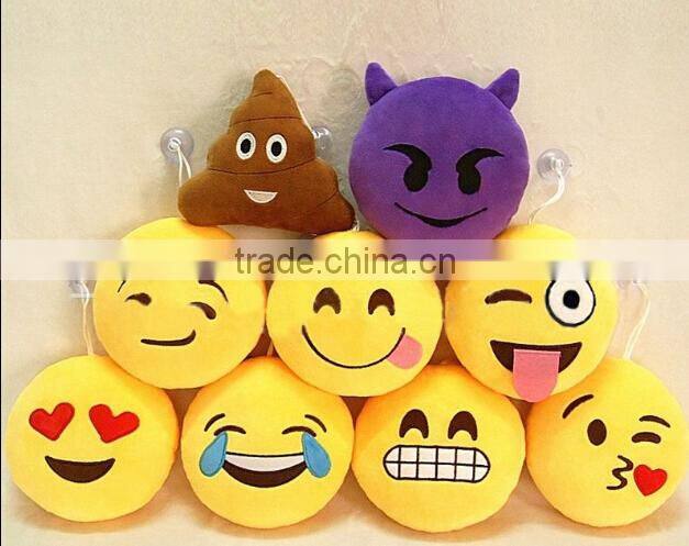 Online Wholesale Fashion Design Plush Emoticon Emoji Pillow,Stuffed Emoji Pillow