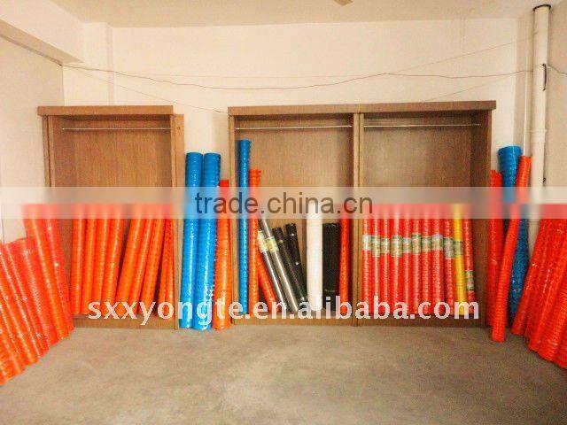 orange plastic Daimond Mesh fence(11years factory)