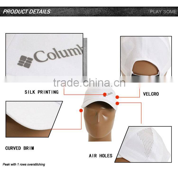 Alibaba new fashional pure color custom golf cap
