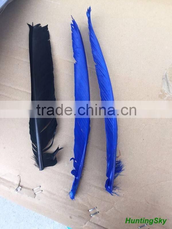 DIY Turkey Feather Archery Traditional Feather Arrow Fletching For Bamboo Arrow