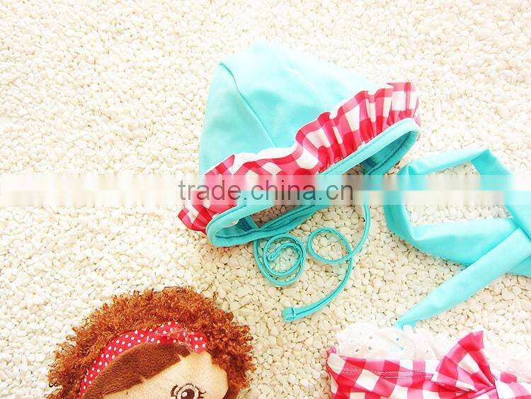 2016 fashion two pieces baby girl bathing suit for beachwear bikini girl child wholesale girl swimming suit(UKS020)