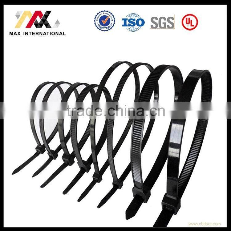3.5*200mm 4*150mm Black Color Nylon 66 Cable Tie China