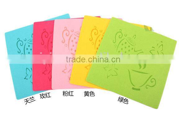 2014 new design promotion pretty felt place mat