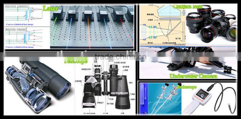 half rod cylinder lens,diameter 25mm glass rod