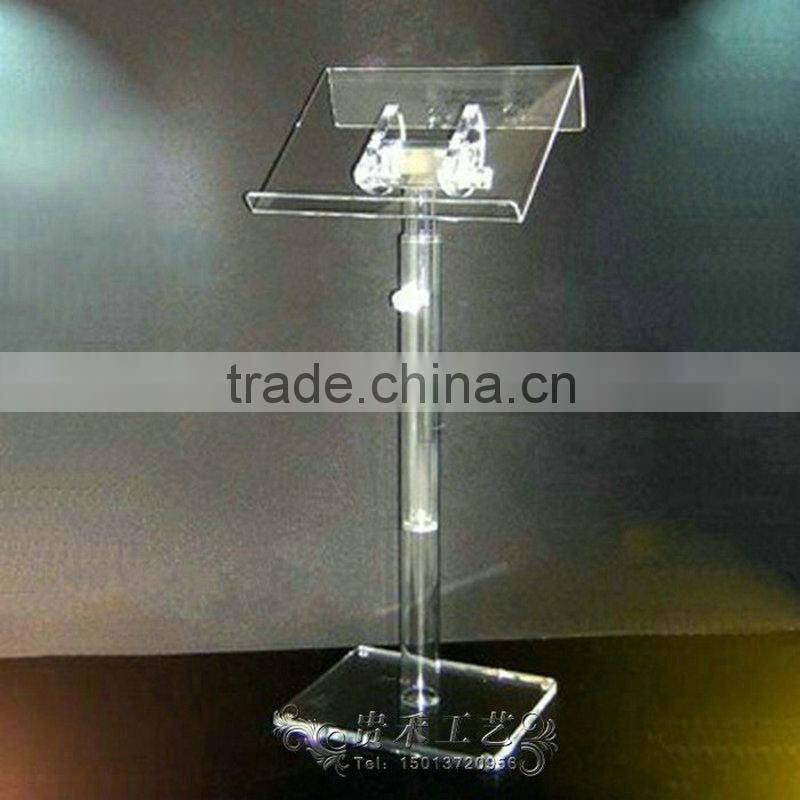 Classic design Acrylic rinformation holders ,High polished acrylic display stand