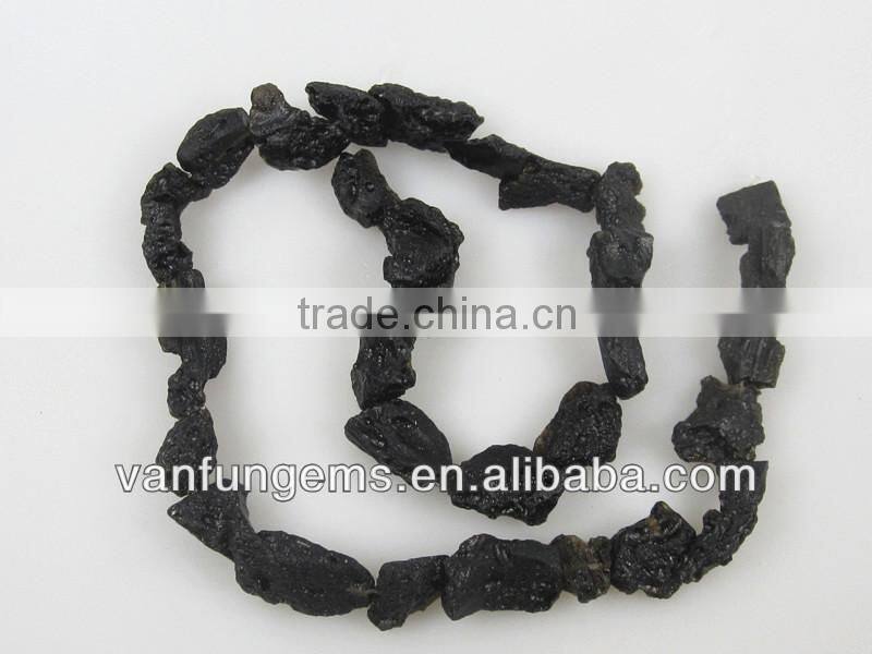 Natural Loose Gemstone Nugget Tekite Nugget Beads for Jewelry and Decoration