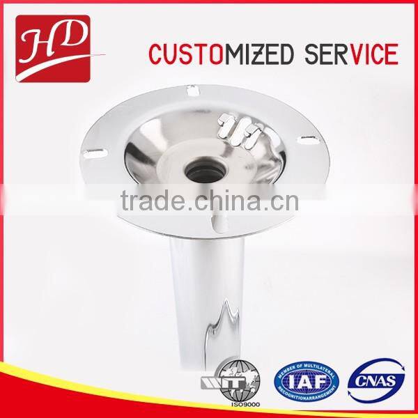 High quality round stainless steel swivel lift bar chair part for bar stools