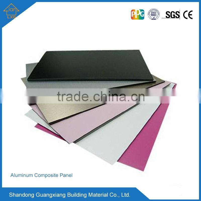 sunshine 2.5mm partition bond/sunshine 2.5mm cladding bond/aliminum composite panels