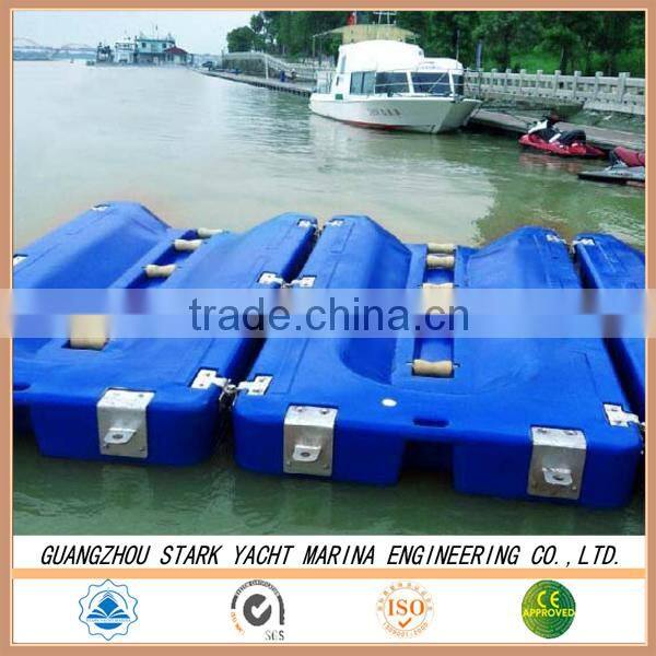 Plastic pontoon dry dock double system