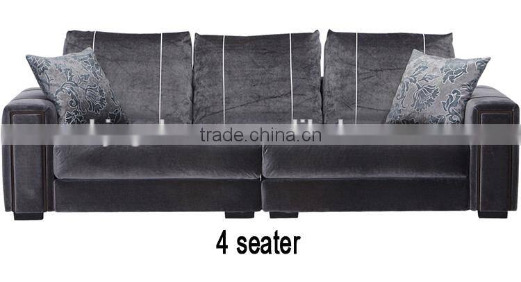 S4303 2 Seater 3 Seater 4 Seater Large Fabric Sofa Set Prices
