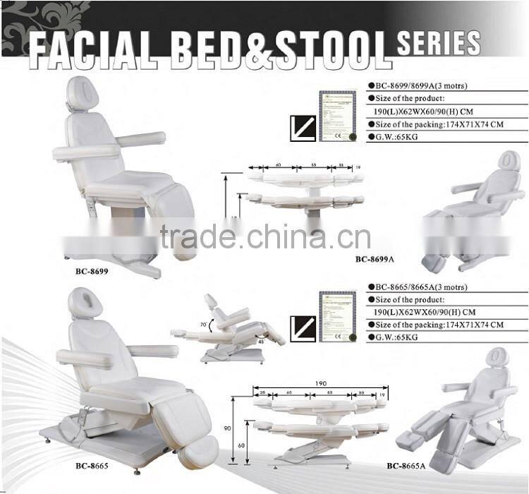 hotsale massage facial bed with one motor up down remote control BC-8684