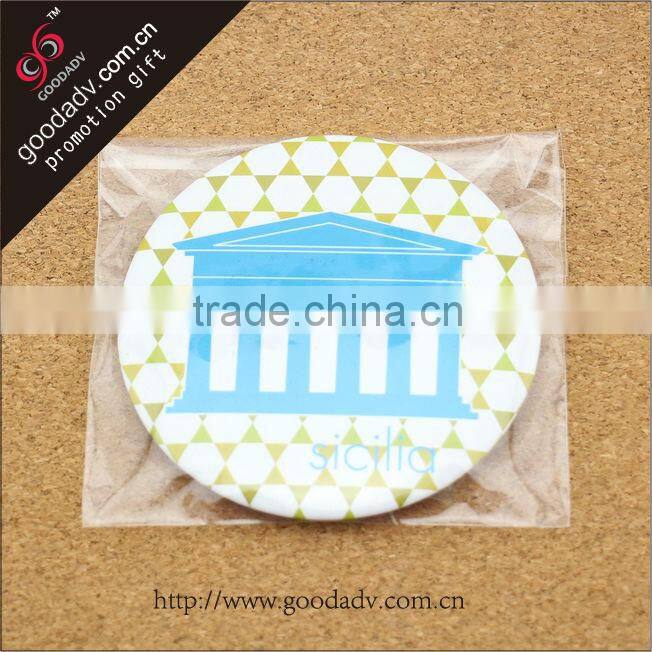 Cute jewelry fashion made in China tin souvenir diy fridge magnet / blank fridge magnet