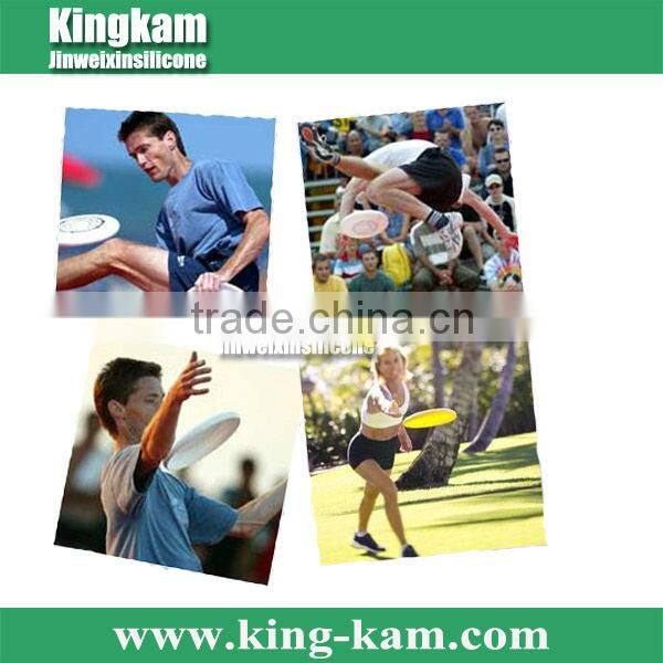 customized silicone frisbee with logo