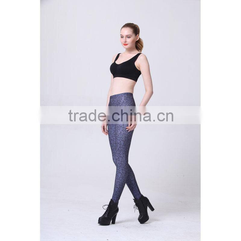 2015 newly women leopard printed yoga leggings