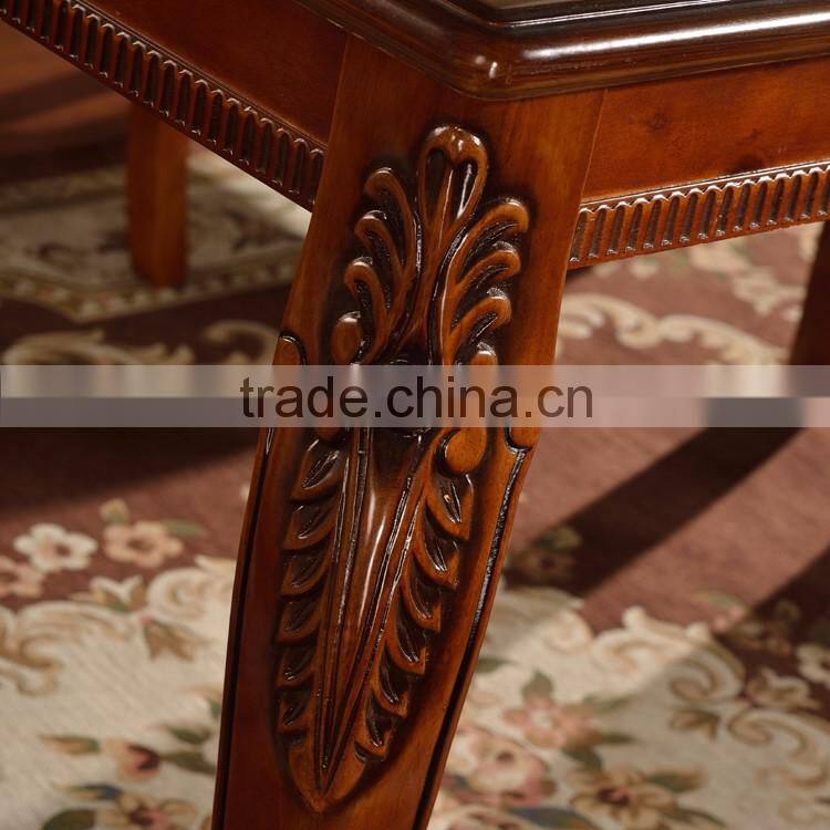 Antique vintage rustic style recycled solid wood rectangle long wood dining table