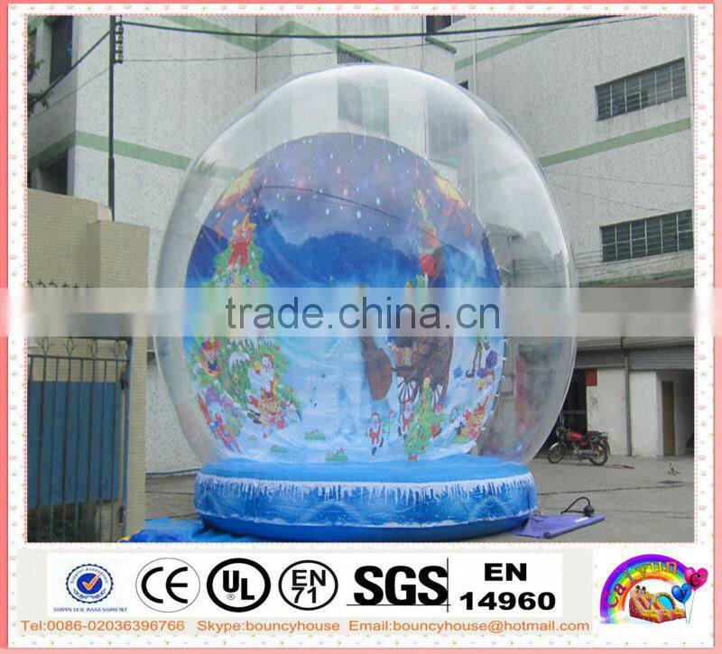 CY-Inflatable Christmas Snow Globe, inflatable christmas decorations