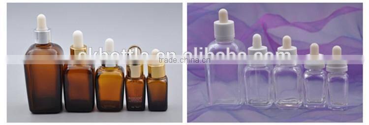 golden glass jar with cap cosmetic glass bottle for cream