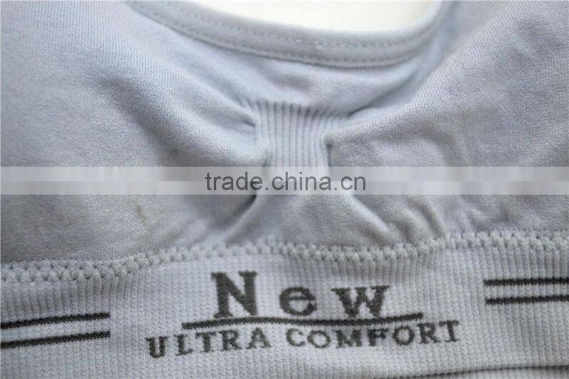 Sexy hot seamless young girls bra sport underwear