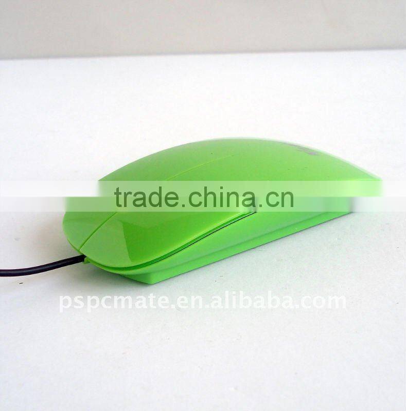 Wired green mouse/computer mouse