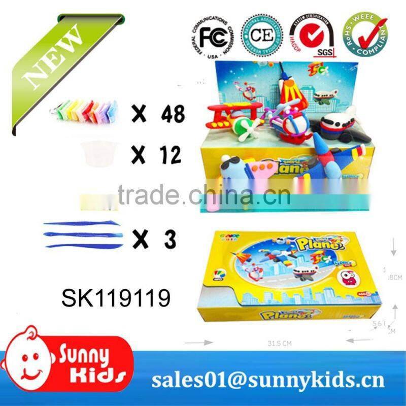 super light clay soft polymer modeling Kids toy DIY magic clay