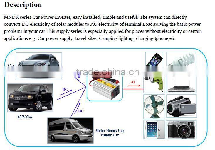 Portable 150w car power inverter with USB with CE approved ,car inverter