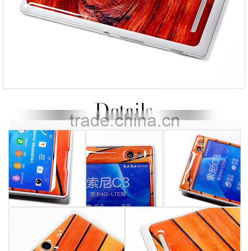 3M High end material mobile phone sticker for sony c3 epoxy skin
